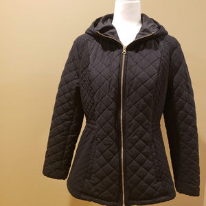 NY & Co Hooded Quilted Jacket